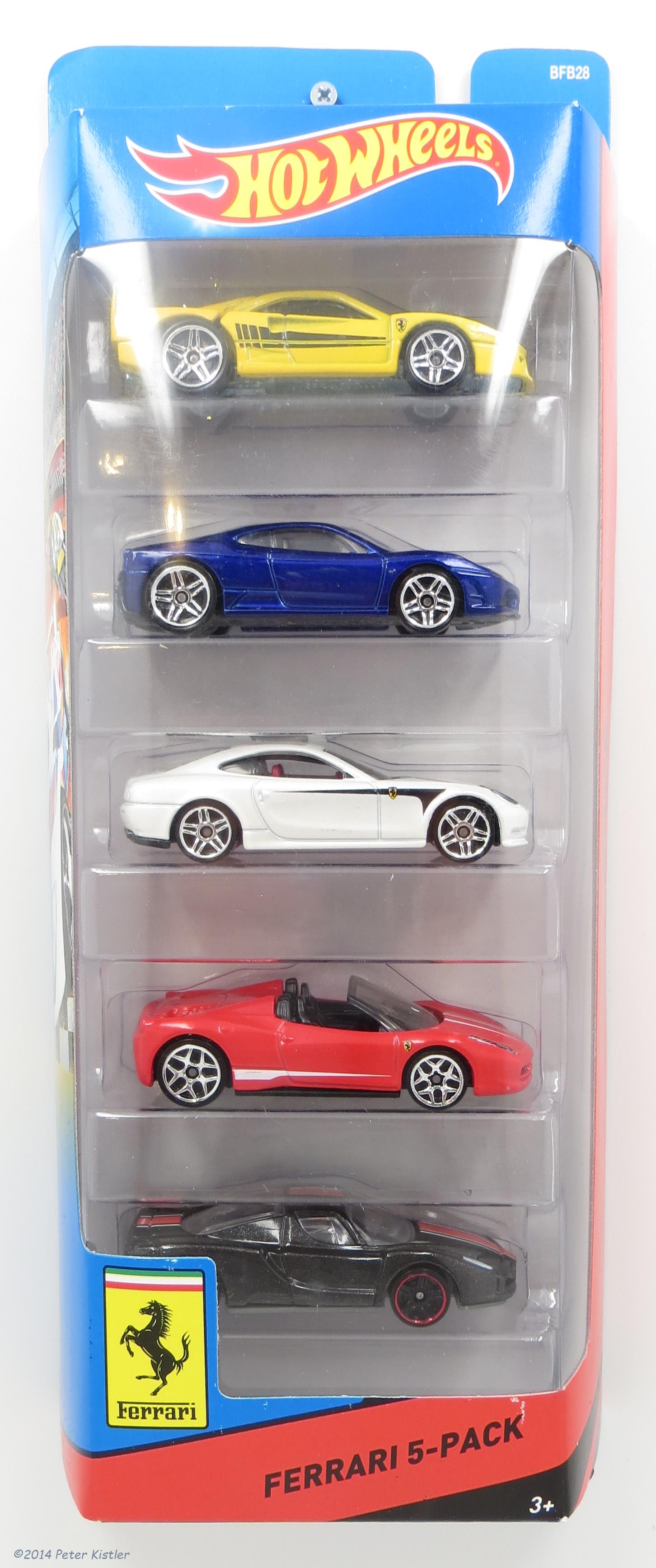 hot wheels ferrari pack