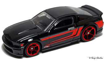 black mustang hot wheels