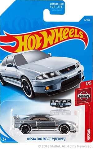 nissan skyline gtr r33 hot wheels