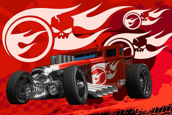 team hot wheels red