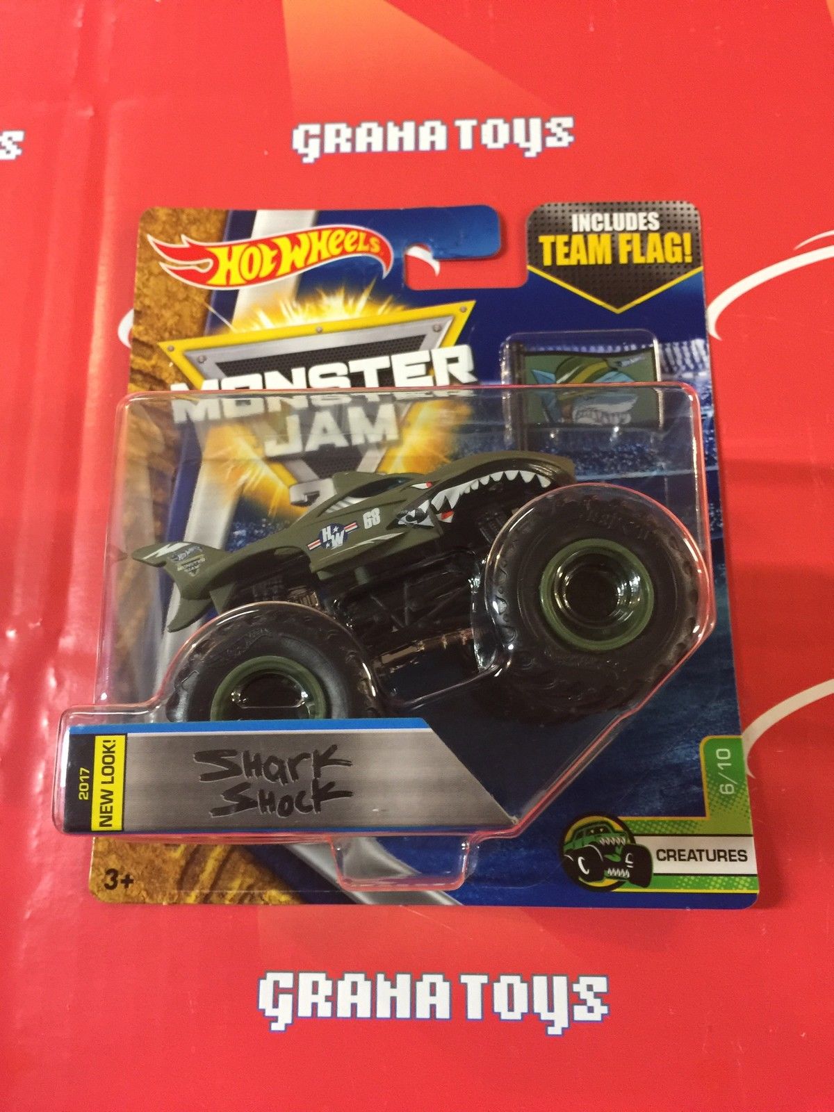 hot wheels monster jam shark shock