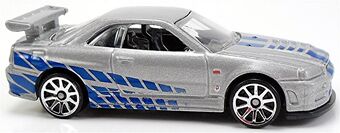 hot wheels nissan skyline gtr r34 2 fast 2 furious