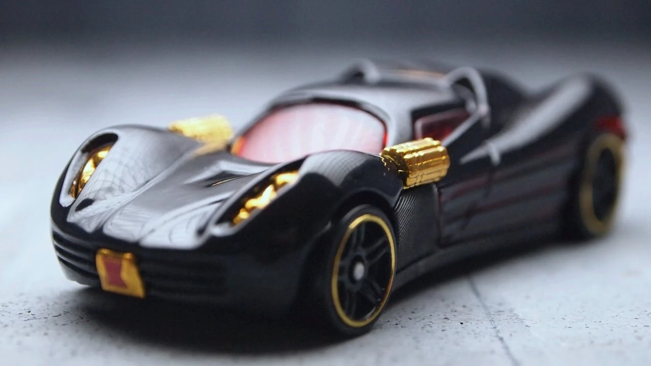 hot wheels black car