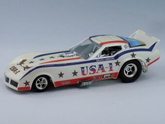 hot wheels corvette funny car