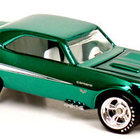 hot wheels 67 camaro green