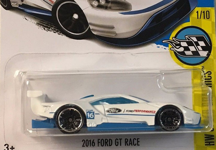 hot wheels ford gt race 2016