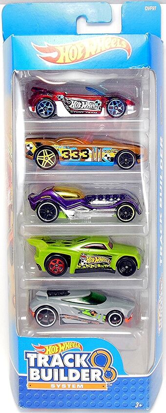 hot wheels 5 pack track builder