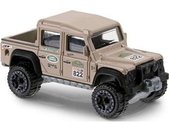 land rover defender double cab hot wheels