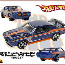 hot wheels 1970 pontiac gto judge