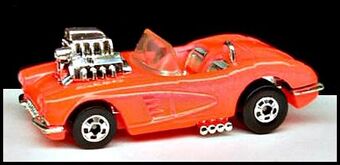 1958 corvette hot wheels