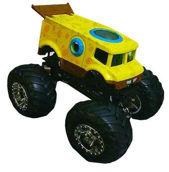 hot wheels monster trucks spongebob