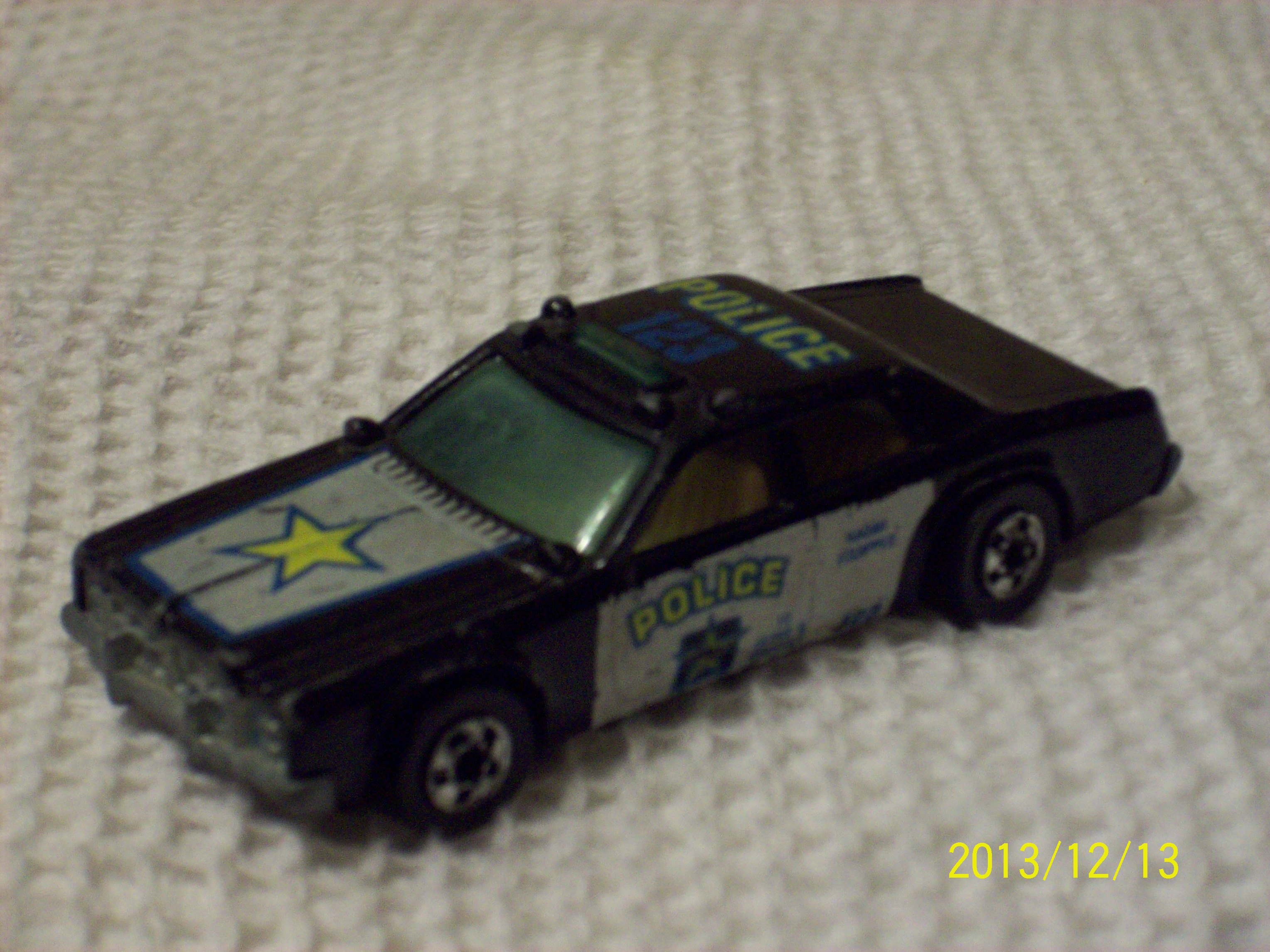 hot wheels 1977 police car 123