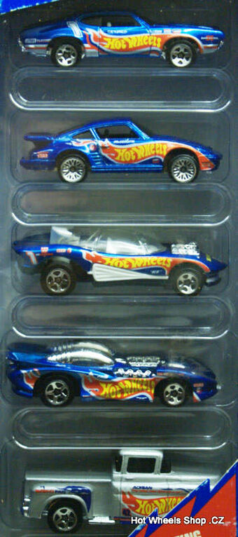 team hot wheels 5 pack