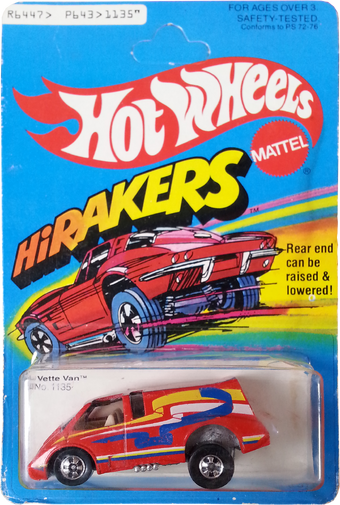 hot wheels vette van