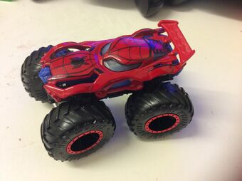 hot wheels monster truck spiderman