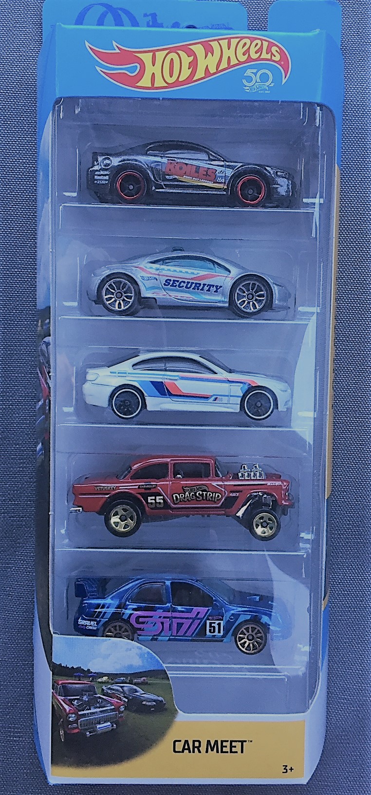 hot wheels car meet 5 pack