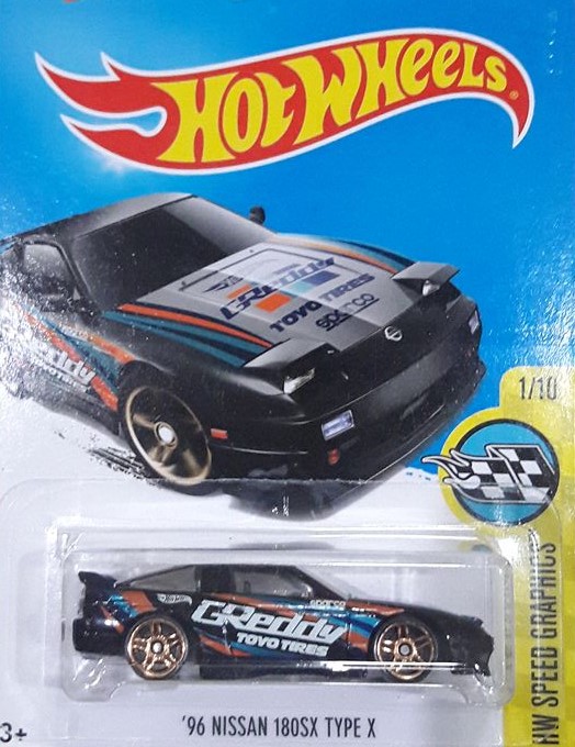 hot wheels 96 nissan 180sx type x