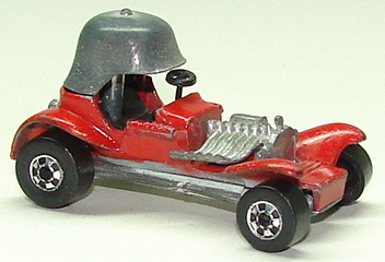 1970 red baron with white interior hot wheels