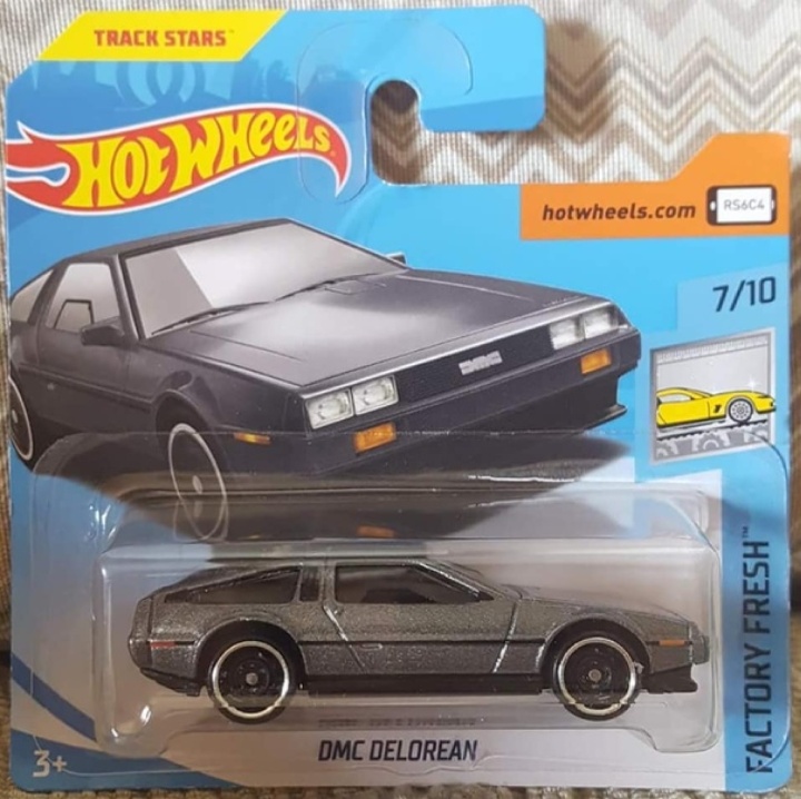 delorean hot wheels car