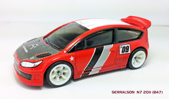 citroen c4 rally hot wheels