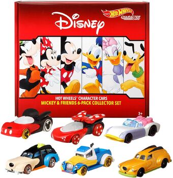 hot wheels disney character cars