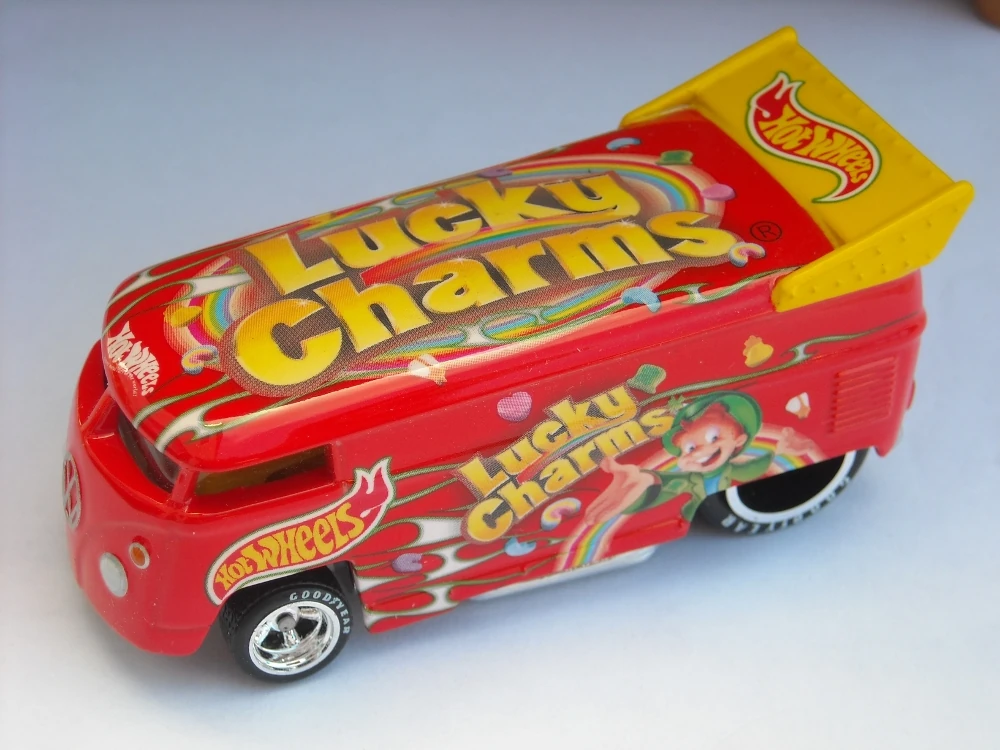 Image HW VW Drag Bus Lucky Charms.jpg Hot Wheels Wiki FANDOM