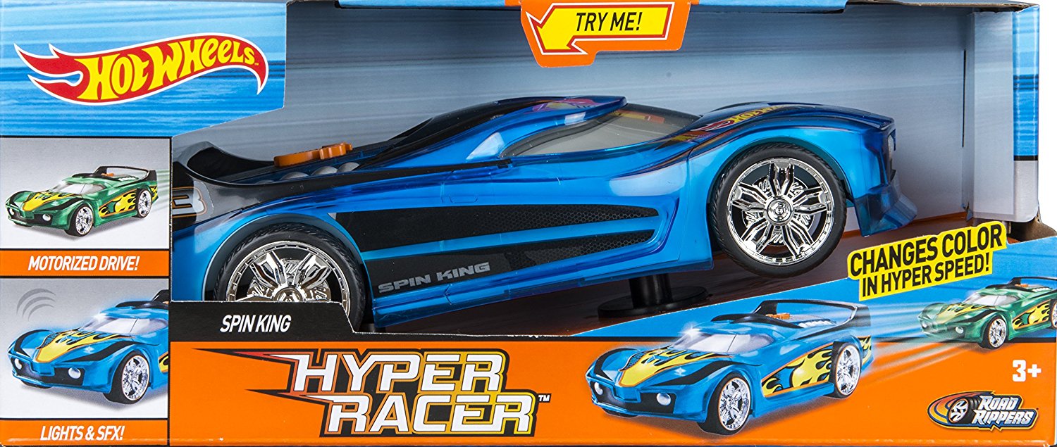 hot wheels light and sound hyper racers