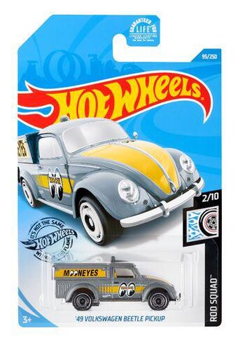 hot wheels 49 volkswagen beetle pickup red