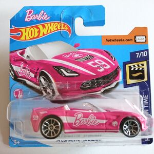 2018 hot wheels barbie corvette