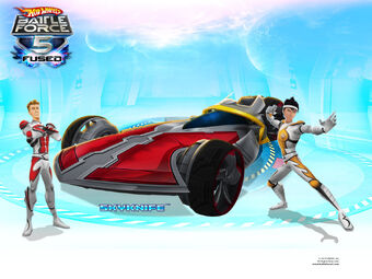 hot wheels battle force 5 fused cars