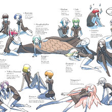 Wallpaper Houseki no kuni characters For Android
