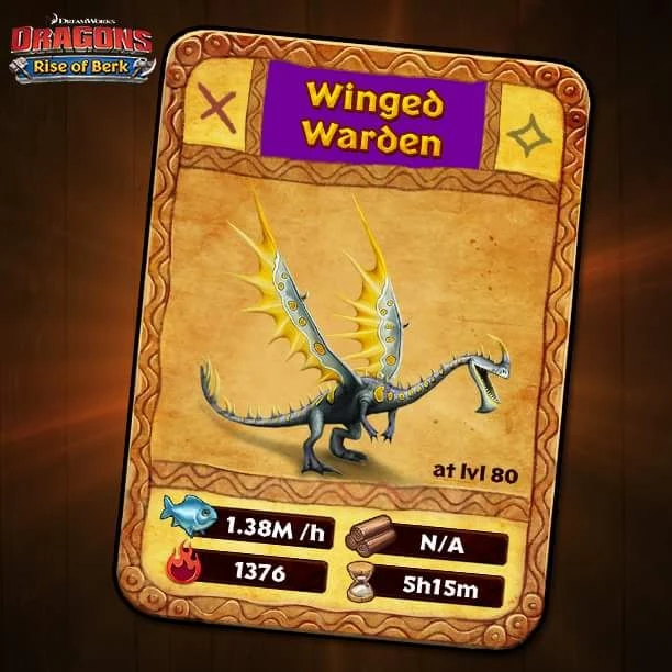 Image Winged Warden Card.jpg How to Train Your Dragon Wiki FANDOM