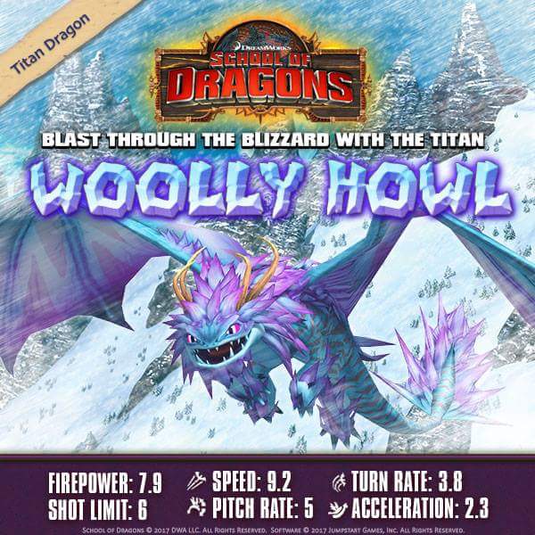 woolly howl school of dragons egg