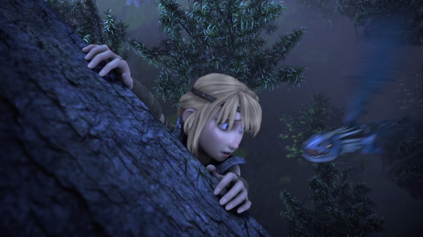 Image - Astrid callling stormfly while hanging on the edge.jpg | How to Train Your Dragon Wiki ...