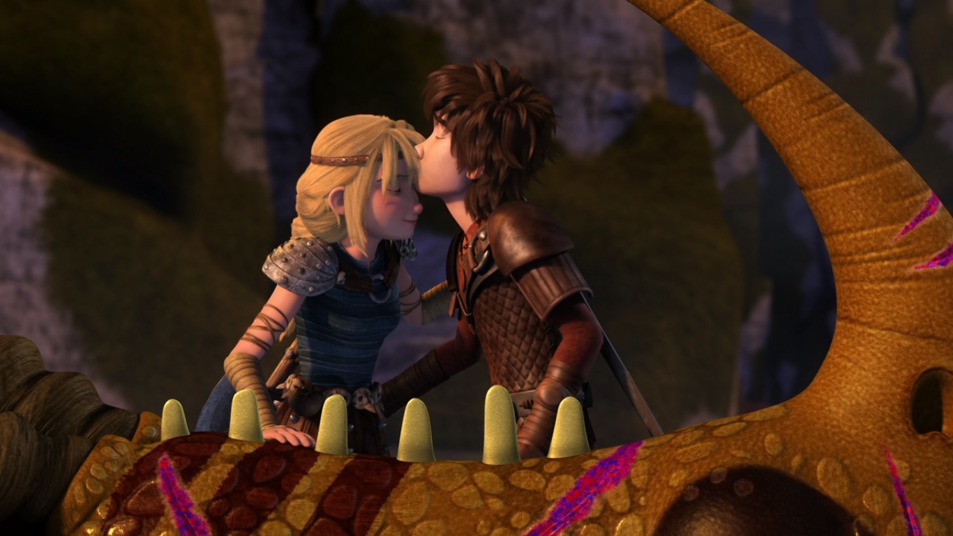 Image Hiccup Kissing Astrid On The Forehead How To