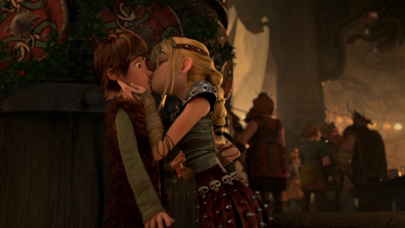 Image Astrid And Hiccups Second Kiss How To Train Your Dragon Wiki Fandom Powered By 