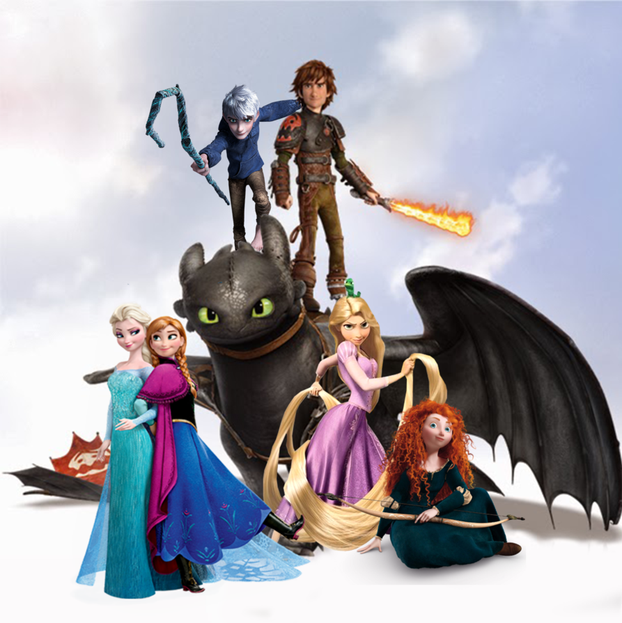 Image Rise of the frozen brave tangled dragons.png How to Train Your Dragon Wiki FANDOM