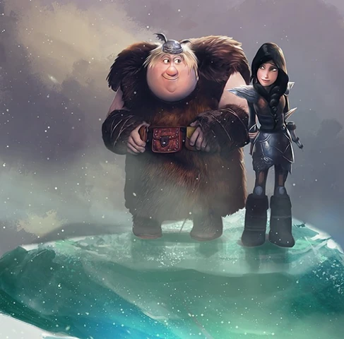 Download Image - Heather and fishlegs.png | How to Train Your ...