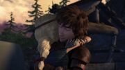 Hiccup and Astrid hugging 2 - season 5