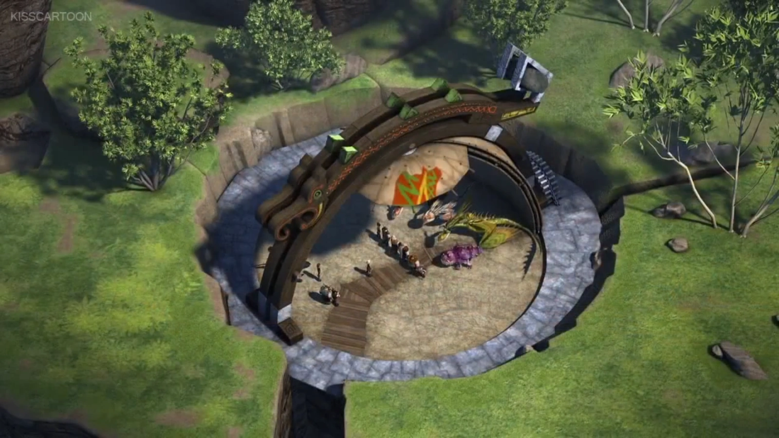 Training Arena How to Train Your Dragon Wiki Fandom