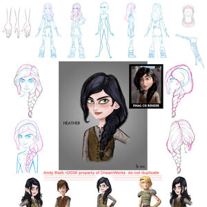Gallery Heather Concept Art And Development How To Train Your