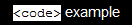 Code Element