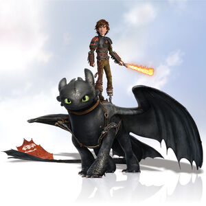 Hiccup and Toothless HTTYD2