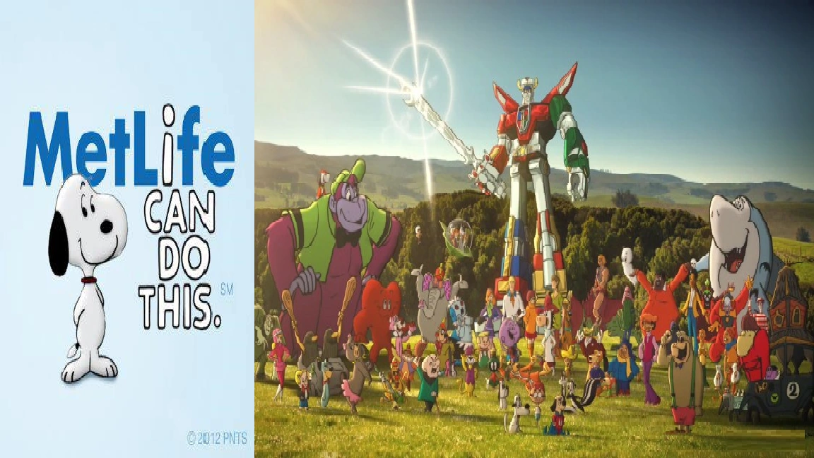 MetLife Super Bowl Commercial. Big Cartoon Crossover for ...