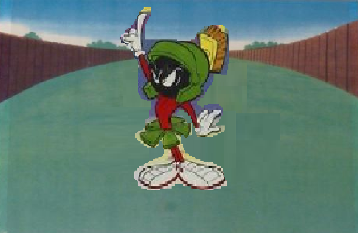 Warner Bros Marvin The Martian Sericel Original Art Cel Art