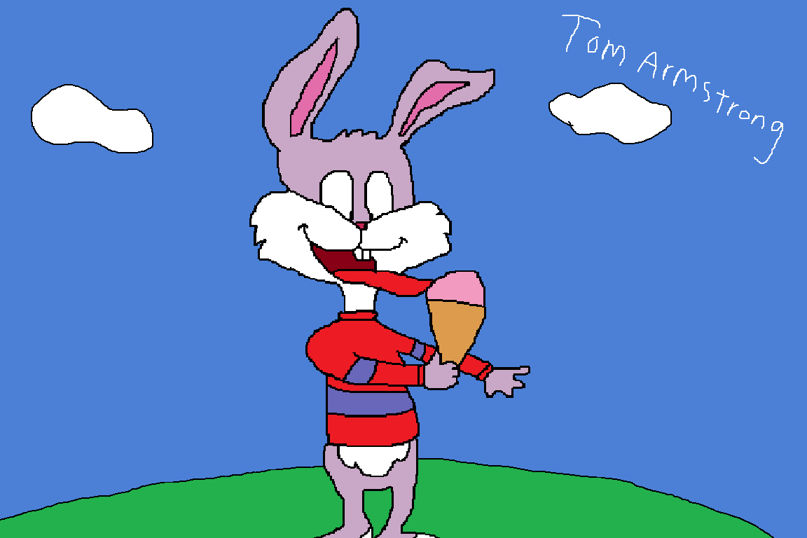  Reader  Rabbit  licking ice cream cone DeviantArt stuff 