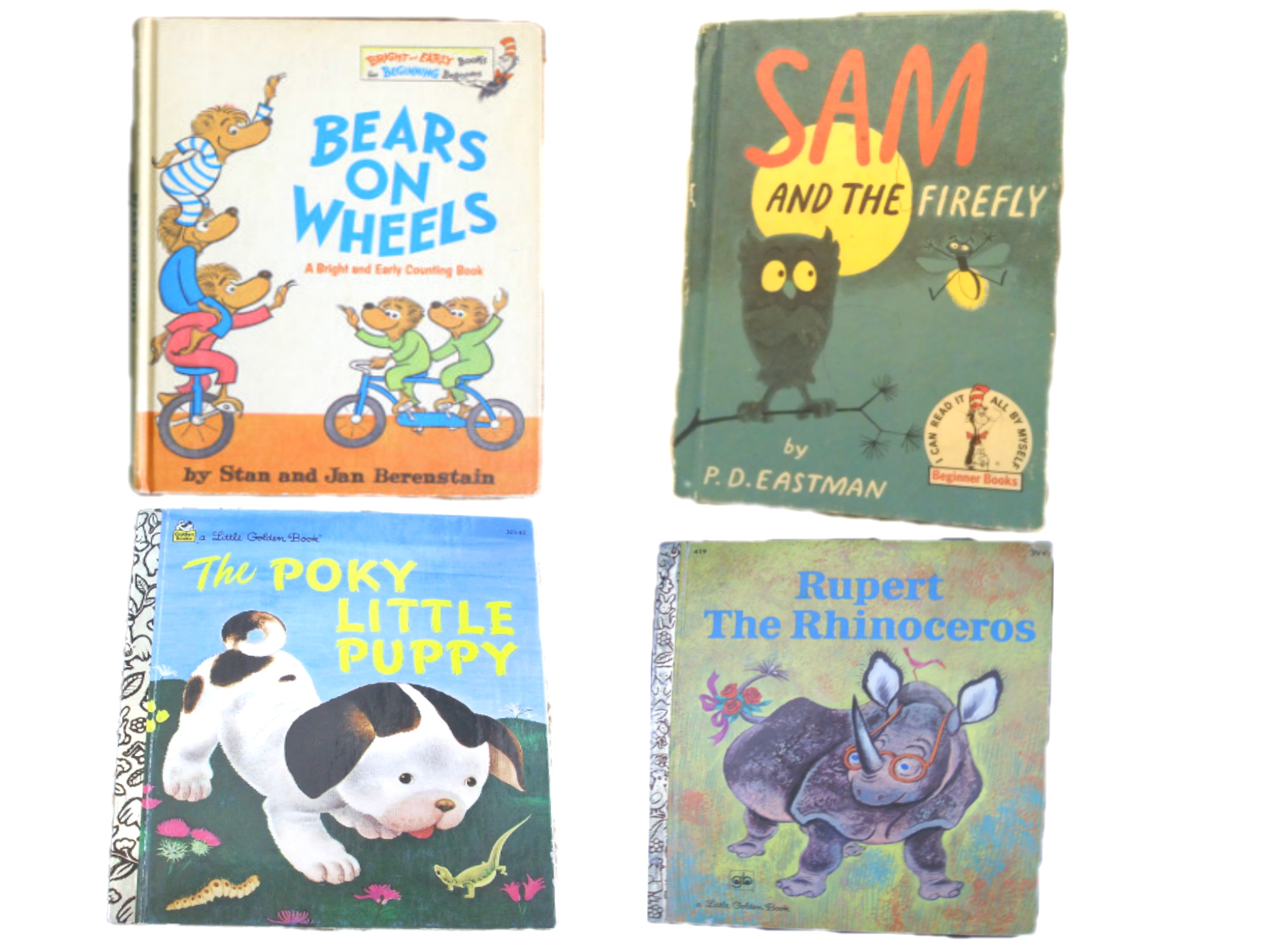 4 children's book sets - purchased free (Bears on Wheels, Sam and the Firefly and 2 ...