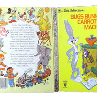 Little Golden Book Bugs Bunny S Carrot Machine 1971 Hc Edition
