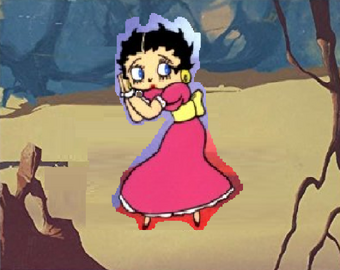 Betty Boop Original Remake Cartoon Art Cel Project Art Cel