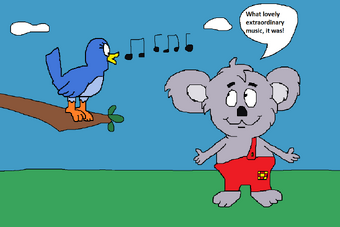 Blinky Bill Is Listening To The Bird Song Deviantart Stuff Hub